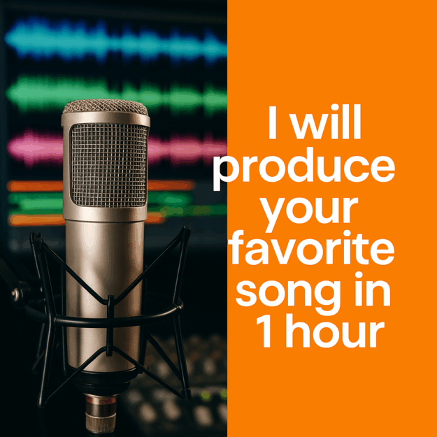 I will produce your favorite song in 1 hour